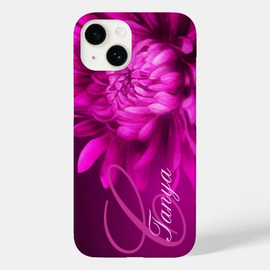Chrysanthemum mauve noemde iphone 6 hoesje (Achterkant)