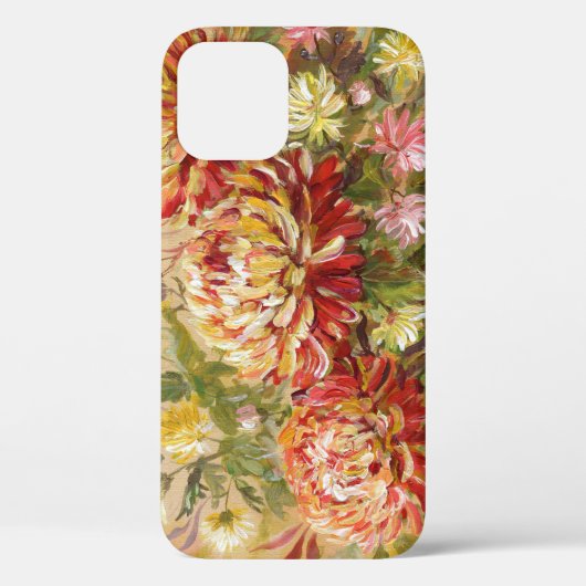 Chrysanthemum Meadow: acryl handschilderij. Case-Mate iPhone Case (Achterkant)