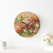Chrysanthemum Meadow: acryl handschilderij. Grote Klok (Huis)