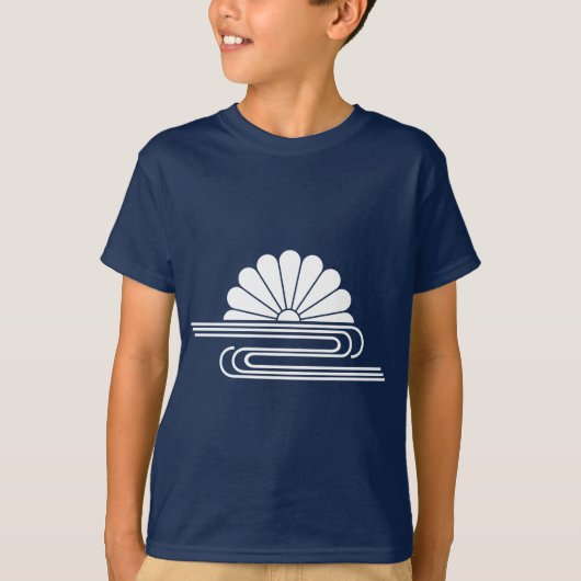 Chrysanthemum met water t-shirt (Voorkant)