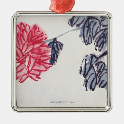 Chrysanthemum Metalen Ornament (Voorkant)