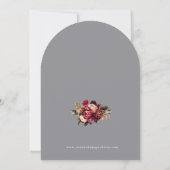 Chrysanthemum monogram op gebeitelde steen kaart (Achterkant)