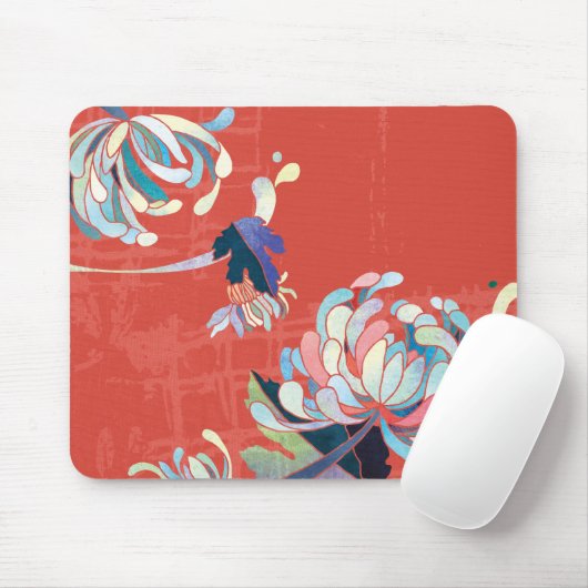 Chrysanthemum Mousepad Muismat (Met muis)