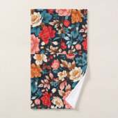 Chrysanthemum Mozaïek Kleurrijk Gepersonaliseerd P Bad Handdoek (Handdoek)