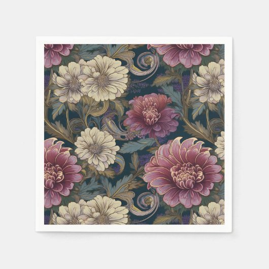 Chrysanthemum Napkin Servet (Voorkant)