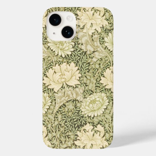 Chrysanthemum Olijfgroen William Morris Iphone14 Case-Mate iPhone Case (Achterkant)