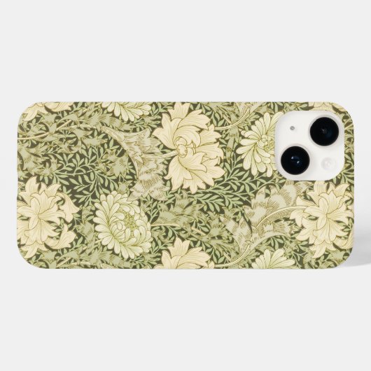 Chrysanthemum Olijfgroen William Morris Iphone14 Case-Mate iPhone Case (Achterkant (horizontaal))