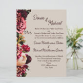 Chrysanthemum op Doodsbleek Kaart (Staand voorkant)