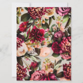 Chrysanthemum op Doodsbleek Kaart (Achterkant)