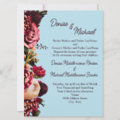 Chrysanthemum op gesponnen Sugar Blue Kaart (Voorkant)