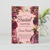 Chrysanthemum op Gossamer Roze Vrijgezellenfeest Kaart (Staand voorkant)