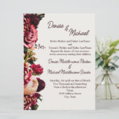 Chrysanthemum op Sneeuwwitje Kaart (Staand voorkant)