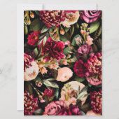 Chrysanthemum op Sneeuwwitje Kaart (Achterkant)