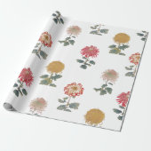  chrysanthemum Osegawa verpakkingspapier Cadeaupapier (Uitgerold)