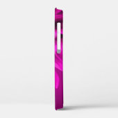 Chrysanthemum paars plum, douanenaam en initiaal Case-Mate iPhone case (Achterkant / Links)