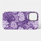 Chrysanthemum Paars, William Morris iPhone Hoesje (Achterkant horizontaal)