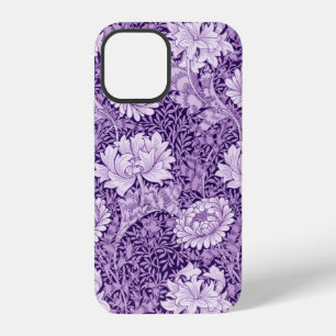 Chrysanthemum Paars, William Morris iPhone 12 Hoesje