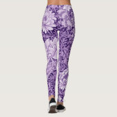 Chrysanthemum Paars, William Morris Leggings (Achterkant)