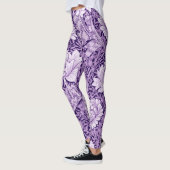 Chrysanthemum Paars, William Morris Leggings (Links)