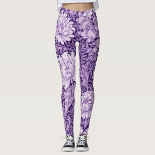 Chrysanthemum Paars, William Morris Leggings