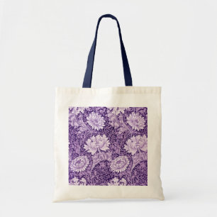 Chrysanthemum Paars, William Morris Tote Bag
