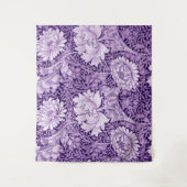 Chrysanthemum Paars, William Morris Wandkleed (Voorkant)