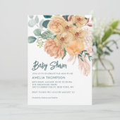 Chrysanthemum Pampas Grass Eucalyptus Orchids Invi Kaart (Staand voorkant)