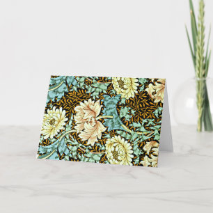 Chrysanthemum Pastels van William Morris Kaart