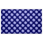 Chrysanthemum Pattern - Deep Navy Blue Stof (Fat Quarter)