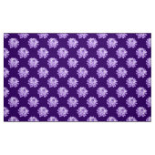 Chrysanthemum Pattern - Deep Paars Stof (Fat Quarter)