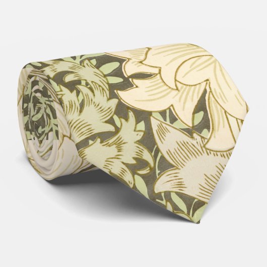 Chrysanthemum Pattern (door William Morris) Stropdas (Opgerold)