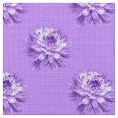 Chrysanthemum Pattern - Pasen Paars Stof (Close Up)