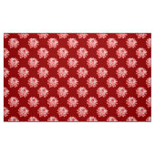 Chrysanthemum Pattern - Ruby Red Stof (Fat Quarter)