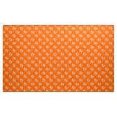 Chrysanthemum Pattern - Sinaasappel Stof (Yard (91,4 cm))
