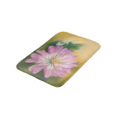 Chrysanthemum Pink en Cream Pastel Floral Badmat (Gekanteld)
