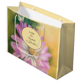 Chrysanthemum Pink en Cream Pastel Floral Groot Cadeauzakje