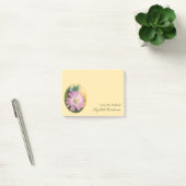 Chrysanthemum Pink en Cream Pastel Floral Post-it® Notes (Kantoor)