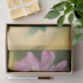 Chrysanthemum Pink en Cream Pastel Floral Tissuepapier (Geschenk)