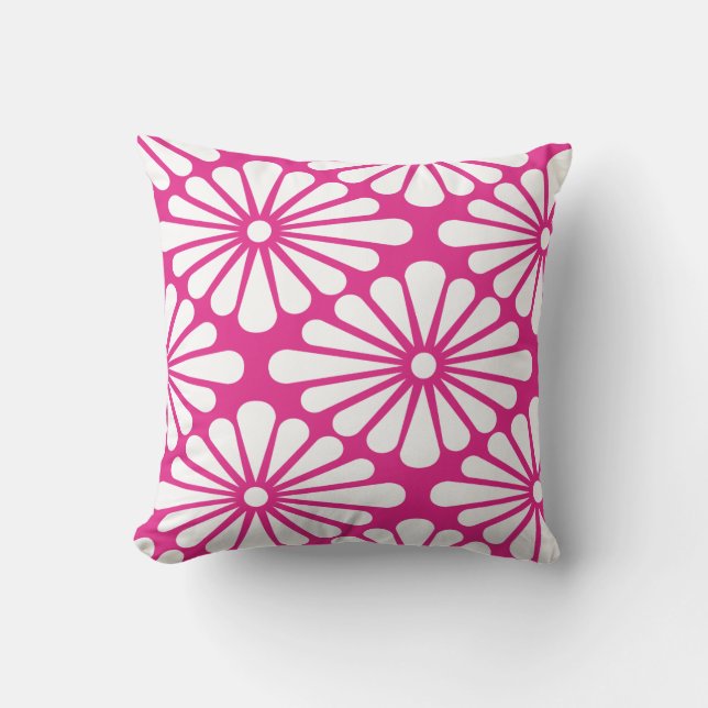 Chrysanthemum [pink] - Japanese Pattern Kussen (Voorkant)