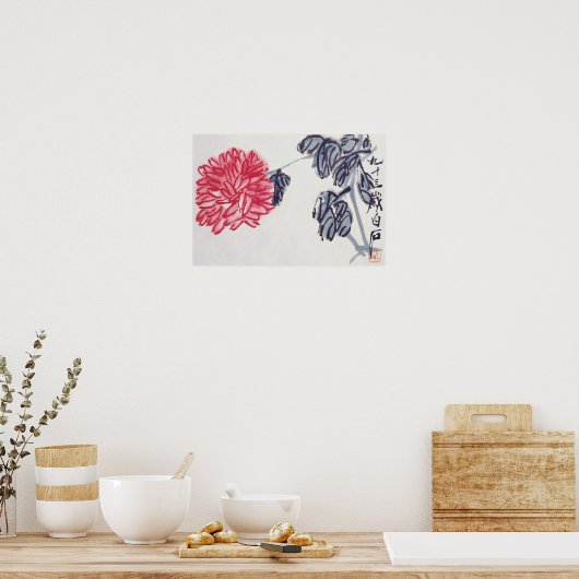 Chrysanthemum Poster (Keuken)