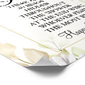 Chrysanthemum Ring vrijgezellenfeest spel teken Poster (Hoek)