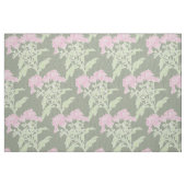 Chrysanthemum roze groene tekenstructuur stof (Fat Quarter)