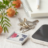 Chrysanthemum Sleutelhanger (Zijkant)