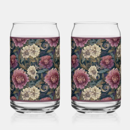 Chrysanthemum Soda Glass Blikvorm Glas (Links)