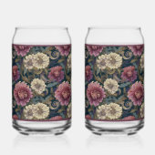 Chrysanthemum sodaglas blikvorm glas (Achterkant)