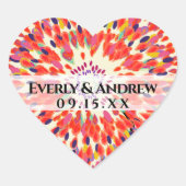 Chrysanthemum Sprookje Bos Stickers (Voorkant)