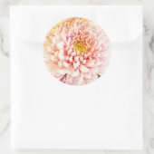 Chrysanthemum stickers/envelopsluitingen ronde sticker (Tas)