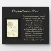 Chrysanthemum Stone Crystal Fairy Fotoplaat (Voorkant)