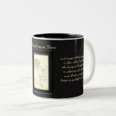 Chrysanthemum Stone Crystal Fairy Tweekleurige Koffiemok (Voorkant rechts)