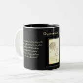 Chrysanthemum Stone Crystal Fairy Tweekleurige Koffiemok (Voorkant links)